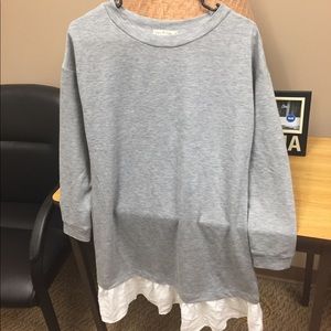 Light sweatshirt dress